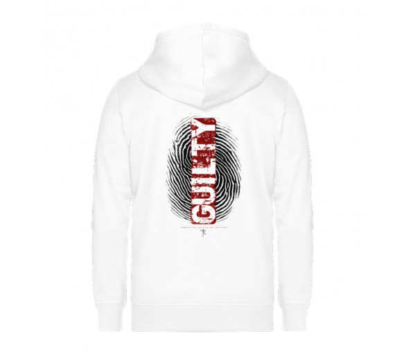 Guilty (EN - auf hell) - Unisex Organic Zipper ST/ST