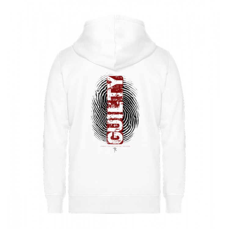 Guilty (EN - auf hell) - Unisex Organic Zipper ST/ST