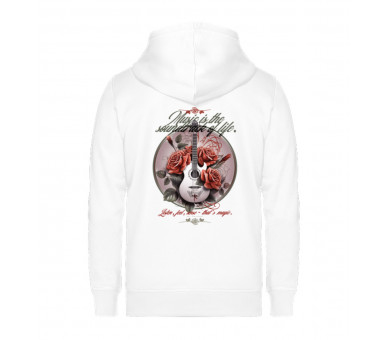 Music - Soundtrack of life (EN) - Unisex Organic Zipper ST/ST