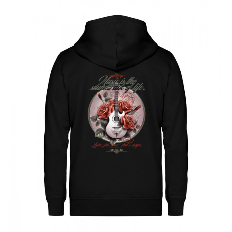 Music - Soundtrack of life (EN) - Unisex Organic Zipper ST/ST