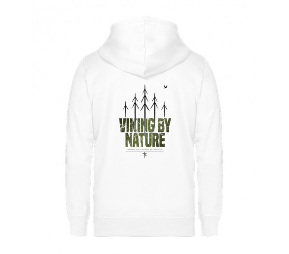 Viking by nature (auf hell) - Unisex Organic Zipper ST/ST