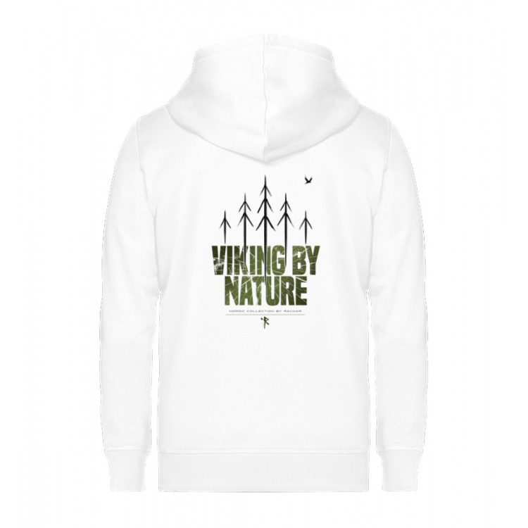 Viking by nature (auf hell) - Unisex Organic Zipper ST/ST