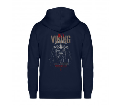 Old Viking (EN - auf dunkel) - Unisex Organic Zipper ST/ST