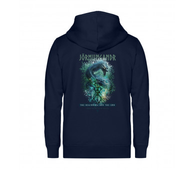 Jörmungandr - the beginning and the end (EN) - Unisex Organic Zipper ST/ST