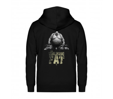 The walking fat (EN) - Unisex Organic Zipper ST/ST