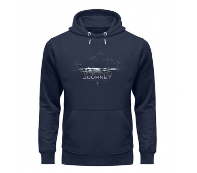 Viking Journey (EN auf dunkel) - Unisex Organic Hoodie