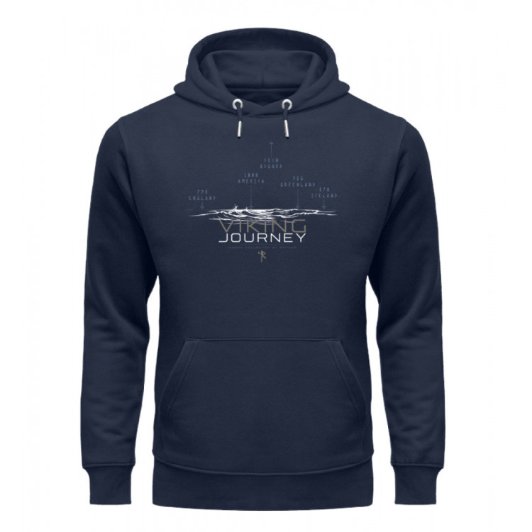 Viking Journey (EN auf dunkel) - Unisex Organic Hoodie