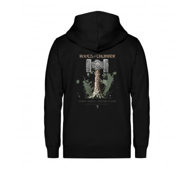 Roots of Thunder (EN) - Unisex Organic Zipper ST/ST