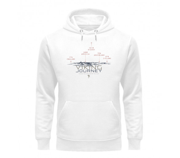 Viking Journey (EN - auf hell) - Unisex Organic Hoodie