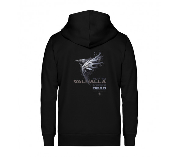 Fly to Valhalla (EN) - Unisex Organic Zipper ST/ST