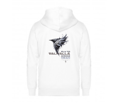 Fly to Valhalla (EN) - Unisex Organic Zipper ST/ST