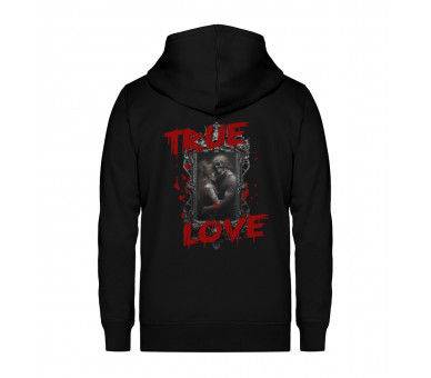 True love (EN) - Unisex Organic Zipper ST/ST