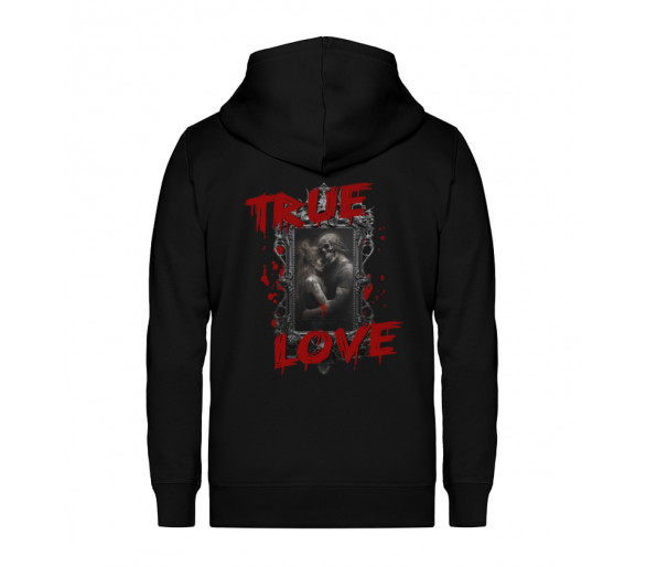 True love (EN) - Unisex Organic Zipper ST/ST