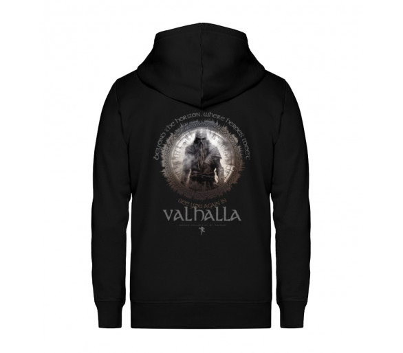 See you again in Valhalla (EN) - Unisex Organic Zipper ST/ST