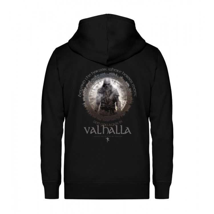 See you again in Valhalla (EN) - Unisex Organic Zipper ST/ST