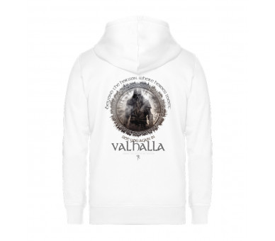 See you again in Valhalla (EN) - Unisex Organic Zipper ST/ST