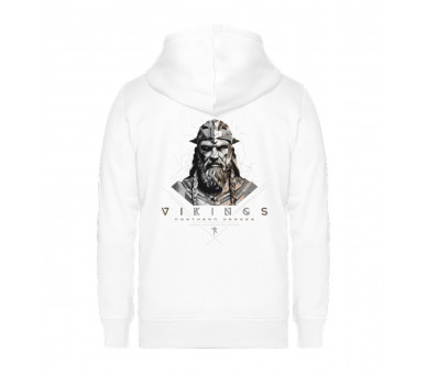 Vikings - Northern heroes (EN) - Unisex Organic Zipper ST/ST