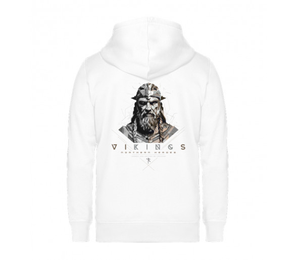 Vikings - Northern heroes (EN) - Unisex Organic Zipper ST/ST