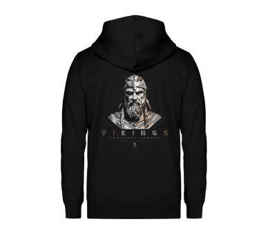 Vikings - Northern heroes (EN) - Unisex Organic Zipper ST/ST