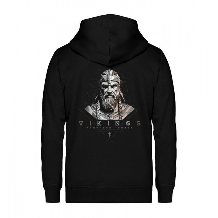 Vikings - Northern heroes (EN) - Unisex Organic Zipper ST/ST
