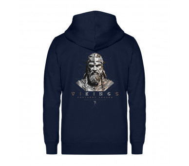 Vikings - Northern heroes (EN) - Unisex Organic Zipper ST/ST