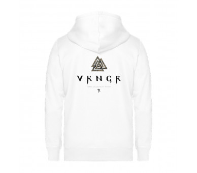 VKNGR - Valknut (auf hell) - Unisex Organic Zipper ST/ST