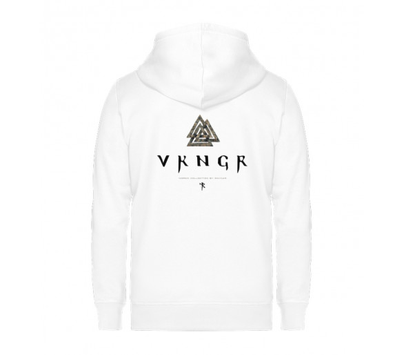 VKNGR - Valknut (auf hell) - Unisex Organic Zipper ST/ST