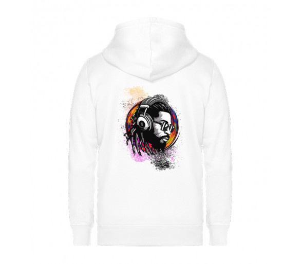 Reggae Man - colorful vibes - Unisex Organic Zipper ST/ST