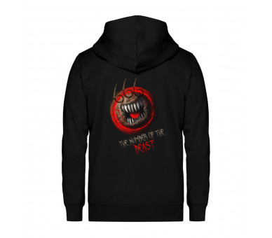 666 - The number of the beast (EN) - Unisex Organic Zipper ST/ST