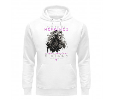 Strong woman of vikings (EN) - Unisex Organic Hoodie