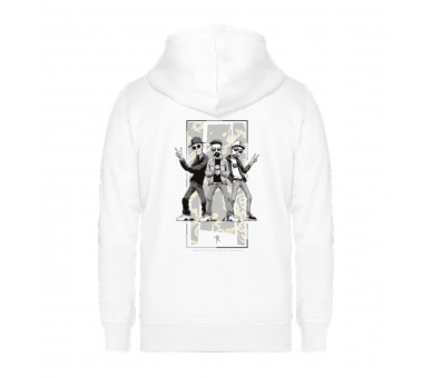 Streetgang - drei coole Typen - Unisex Organic Zipper ST/ST