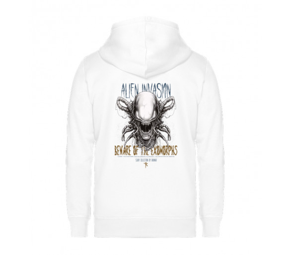 Beware of the exomorphs (EN) - Unisex Organic Zipper ST/ST