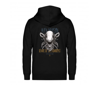 Beware of the exomorphs (EN) - Unisex Organic Zipper ST/ST