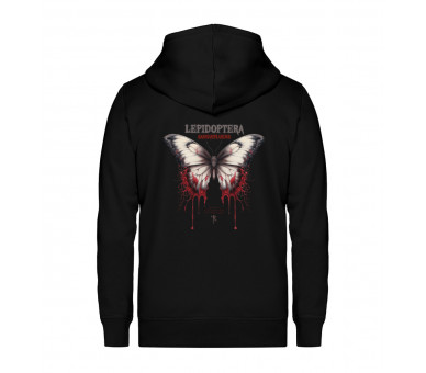 Lepidoptera sanguifluens - Blutschmetterling - Unisex Organic Zipper ST/ST