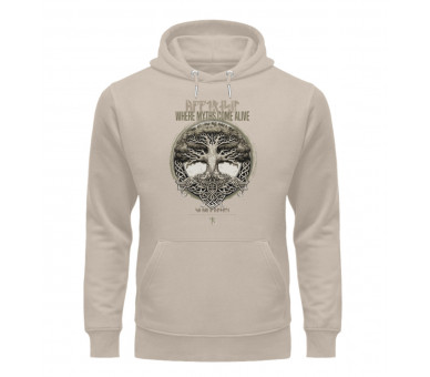 Yggdrasil - der Weltenbaum (EN) - Unisex Organic Hoodie