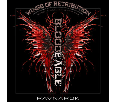 Wings of Retribution - BloodEagle (auf dunkel) - Unisex Organic Zipper ST/ST