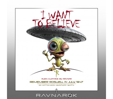 I want to believe (EN) - Unisex Organic Zipper ST/ST