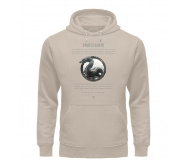 Jormungandr - die Midgardschlange - Unisex Organic Hoodie