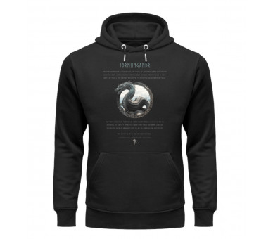 Jormungandr - die Midgardschlange - Unisex Organic Hoodie