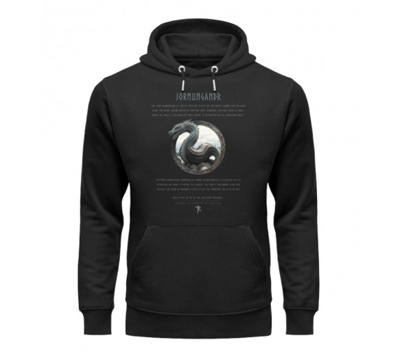 Jormungandr - die Midgardschlange - Unisex Organic Hoodie