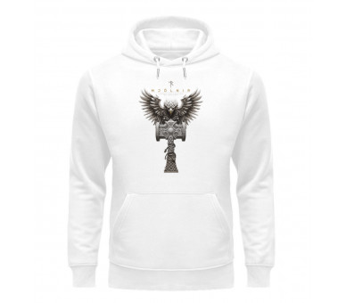 Mjölnir - vom Raben bewacht - Unisex Organic Hoodie