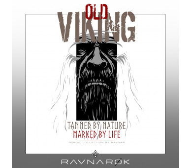 Old Viking (EN - auf hell) - Unisex Organic Zipper ST/ST