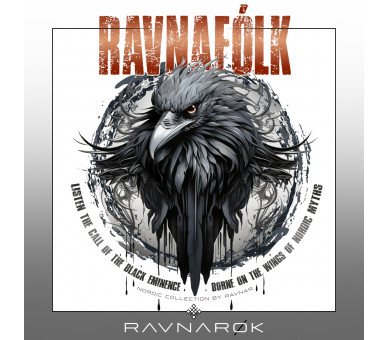 Ravnafólk (auf hell) - Unisex Organic Zipper ST/ST