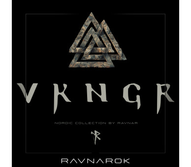 VKNGR - Valknut (auf schwarz) - Unisex Organic Zipper ST/ST