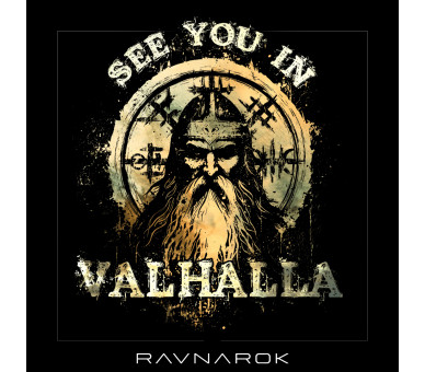 See you in Valhalla - Shield - Unisex Organic Zipper ST/ST