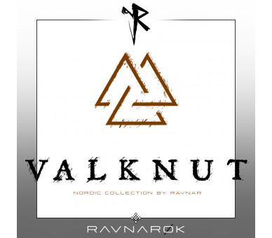 Valknut (auf hell) - Unisex Organic Zipper ST/ST