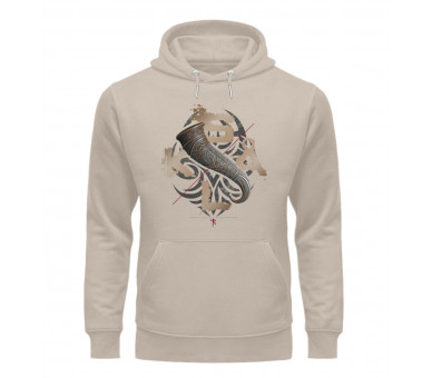 Skal - erhebet das Trinkhorn - Unisex Organic Hoodie