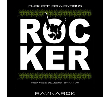 Rocker - fuck off conventions (auf dunkel) - Unisex Organic Zipper ST/ST