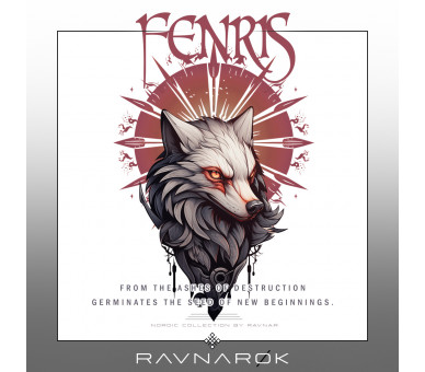 Fenris - from the ashes (EN) - Unisex Organic Zipper ST/ST