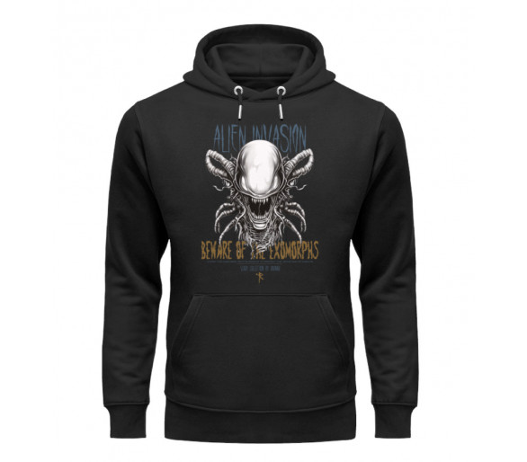 Beware of the exomorphs (EN) - Unisex Organic Hoodie